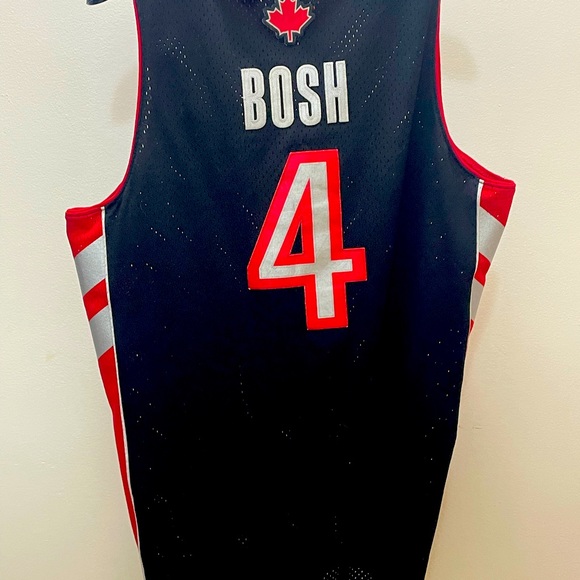 2000s Chris Bosh Toronto Raptors NBA Jersey Adidas - Picture 3 of 3